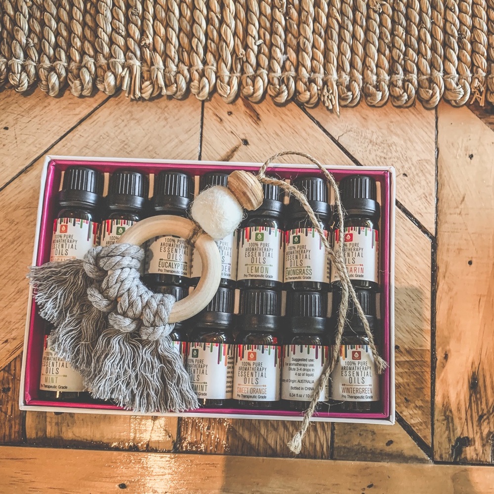 Macrame Aroma Therapy Essential Oil Car Diffuser
